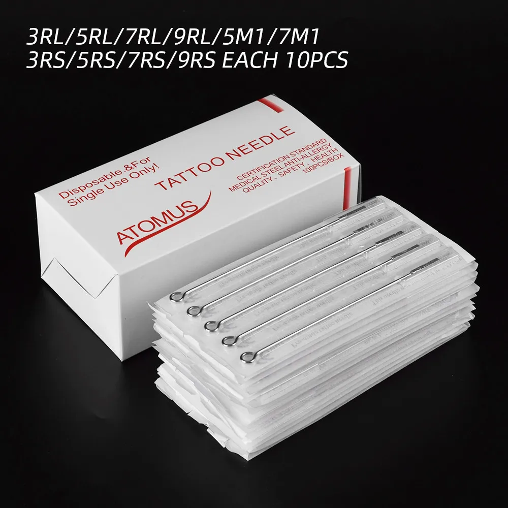 Смешанные наконечники для татуировок 200 шт. колпачок игл Boquillas Tatuajes Mezcla Agujas Y Punteras