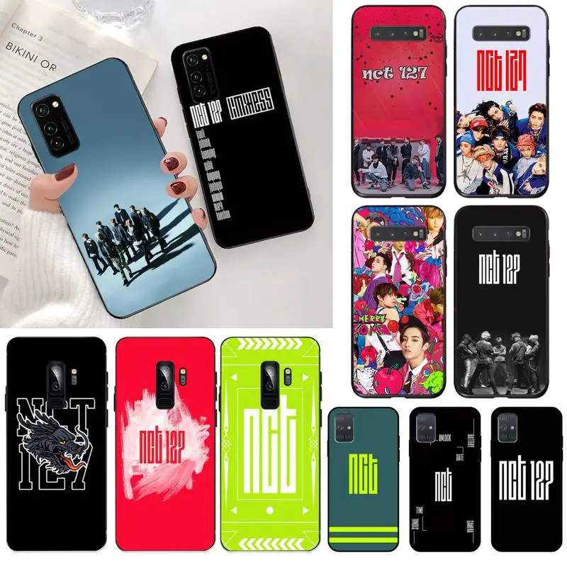 

YJZFDYRM nct 127 Bling Cute Phone Case for Samsung S20 plus Ultra S6 S7 edge S8 S9 plus S10 5G lite 2020