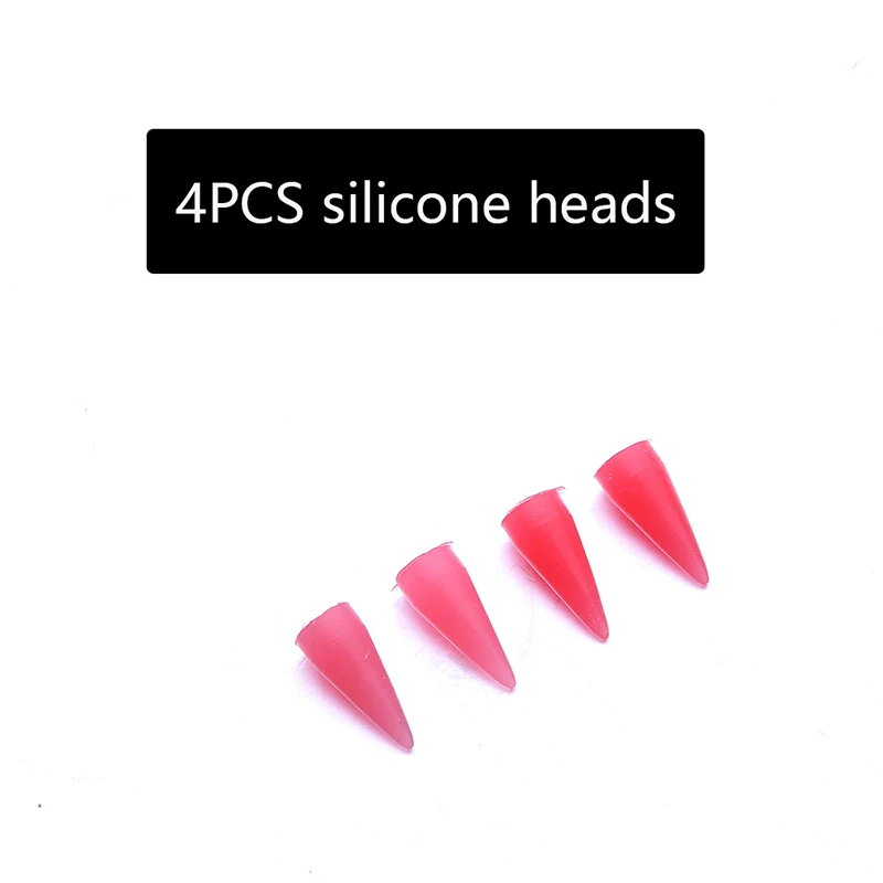 pink heads Новинка, двухконцевая Силиконовая ручка для дизайна ногтей, точечная ручка, стразы, карандаш, хрустальные украшения, инструмент для маникюра, 2 способа, без воска - Цвет: pink heads