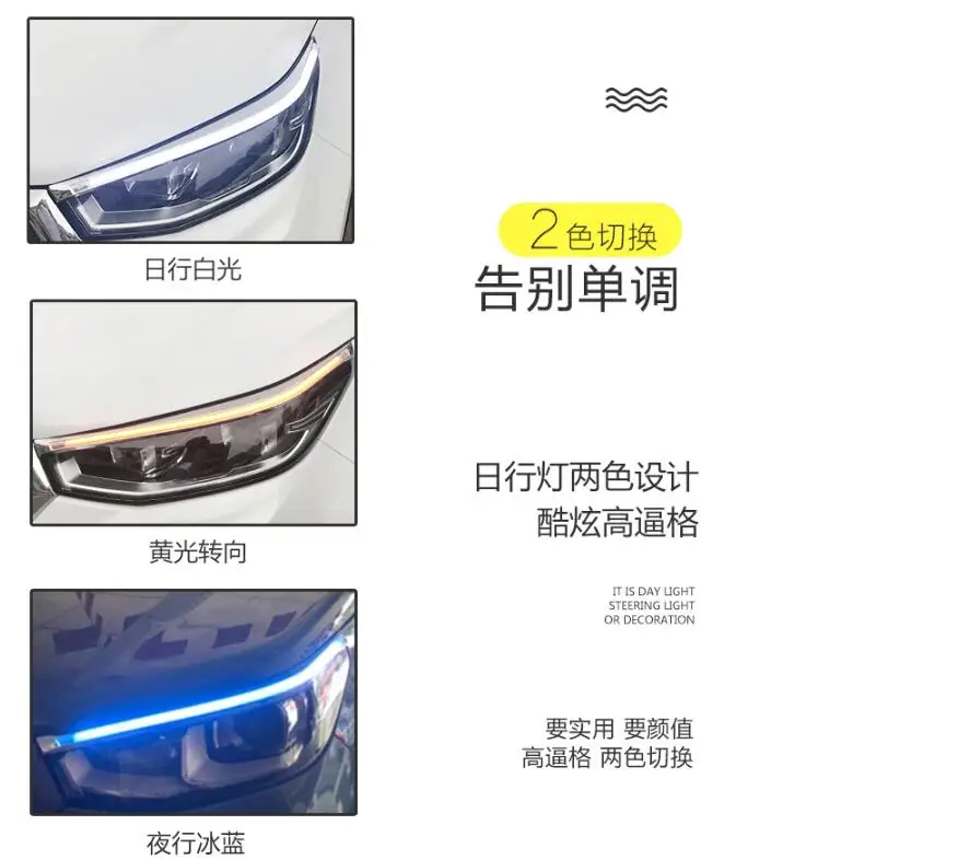 1 Набор автомобильный бампер противотуманные фары для ChangAn CS55 Дневной светильник