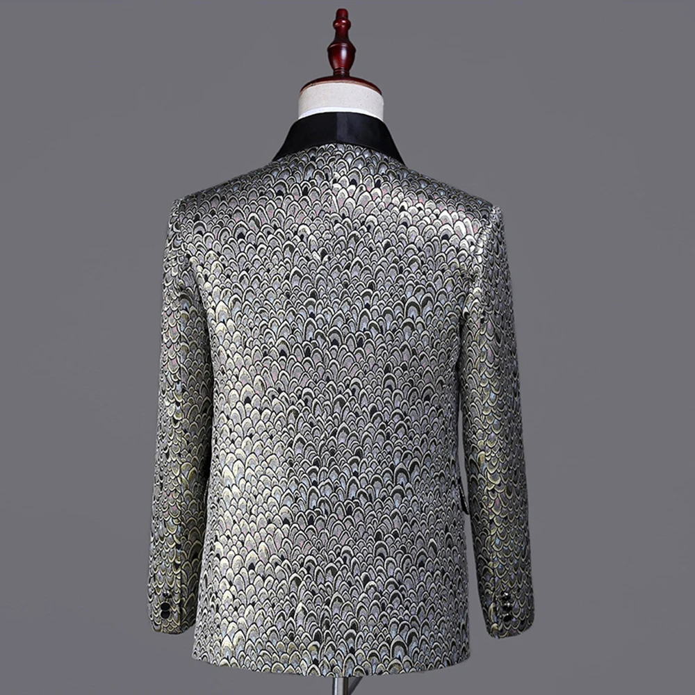 Мужской костюм для свадьбы из 3 предметов Fit с пиджаком мужчин модные мужские