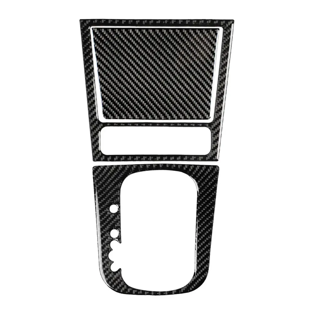 

3 Pieces Car Interior Gear Gear Cover Trim Sticker Carbon Fiber Cover Trim Decorative Fit for Volkswagen Golf 6