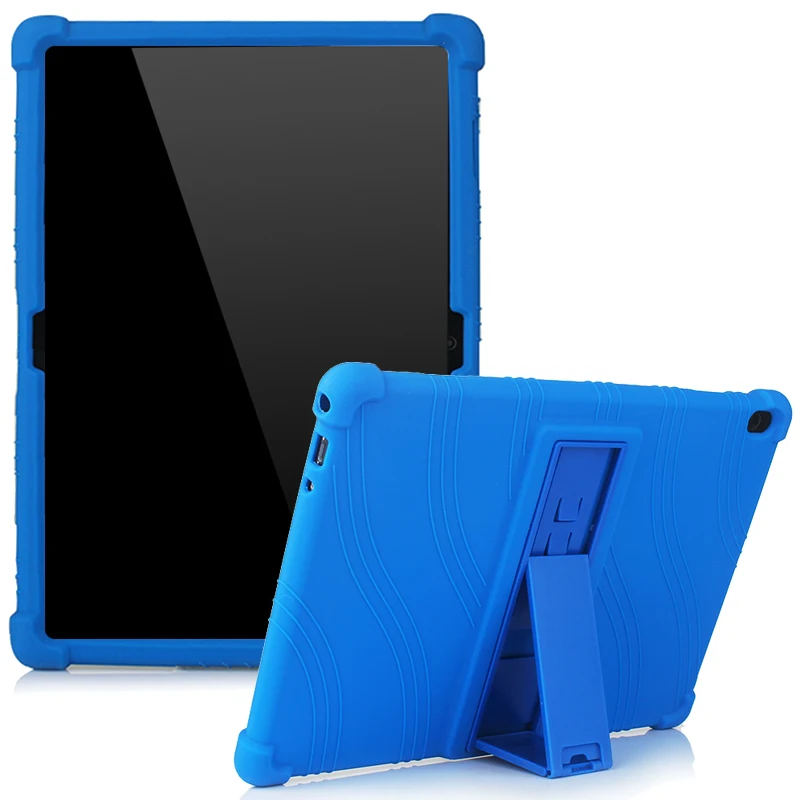 

Чехол для Lenovo Tab M10 Plus, FHD 10,3 ТБ-X606X, M10 HD 2nd Gen 10,1, E10, M8 8,0, Мягкий Силиконовый противоударный детский чехол с подставкой
