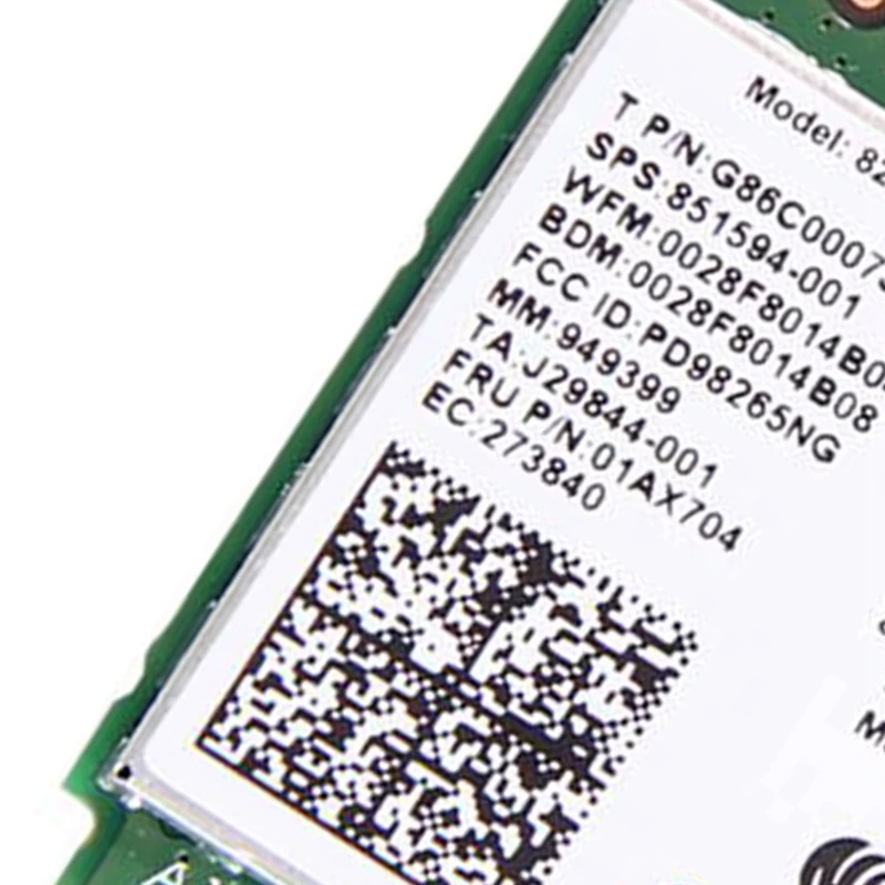 Двухдиапазонный 2 4G/5 ГГц wifi беспроводной Bluetooth для Intel 8265NGW беспроводной-AC 8265 NGFF