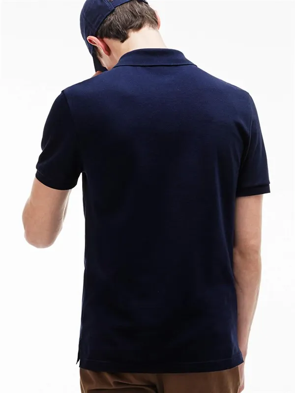 

Plain Navy Blue Basic Polo Neck Mens T-shirt