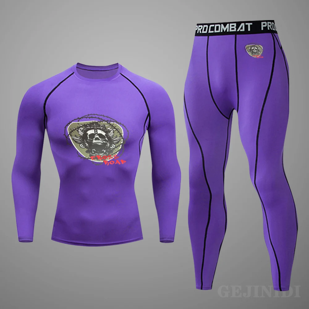 

Autumn Winter Men's Suit Brand Sport Tracksuit Gym Quick-Drying Breathable Running Sportshirt Sportswear Casual Training Set