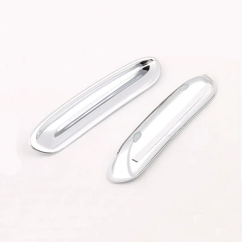

Tonlinker Exterior Rear bumper outlet Cover Stickers for Citroen C5 aircross 2017-18 Car Styling 2 PCS ABS Chrome cover sticker