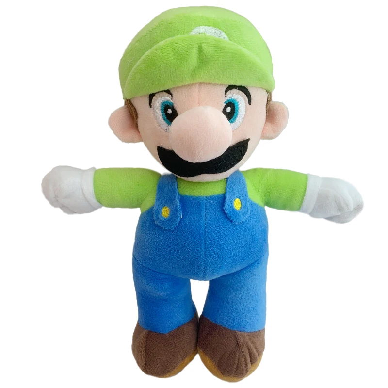 Милые плюшевые игрушки в стиле Super Mario Bros фигурка из аниме фильма Луиджи сантехер
