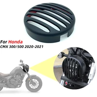 realzion motorcycle headlight protector grille guard cover grill for honda rebel 500 cmx 300 cmx500 cmx300 rebel500 2020 2021