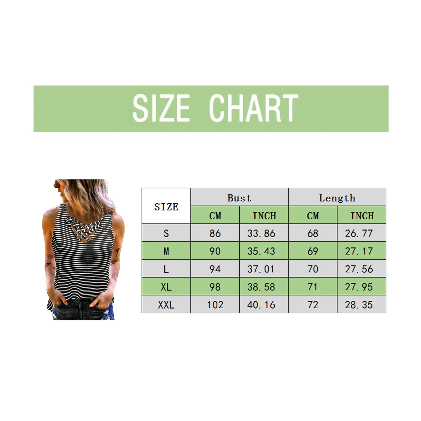 

25# Stripe Print Sleeveless Blouses And Shirts Summer Casual Cross V-neck Vest Women's Clothing 2021 Elegant Plus Size Tops