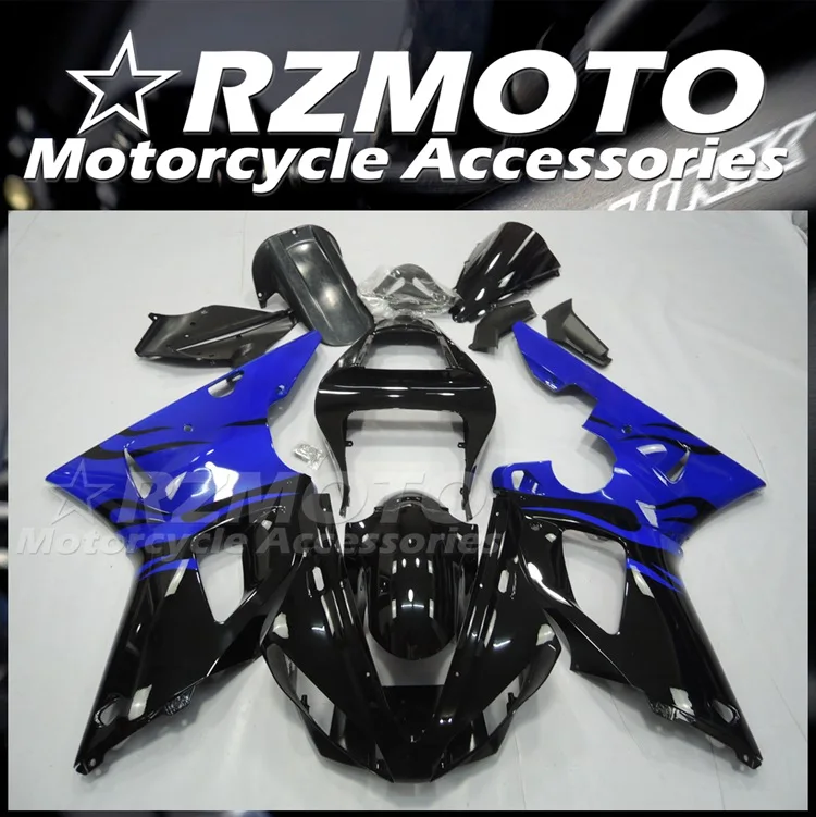 

Injection Mold New ABS whole Motorcycle Fairings kit Fit for YAMAHA YZF- R1 2000 2001 00 01 Bodkwork set Black blue