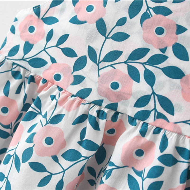 

Dress 2021 New Summer Dress For Girls Flower Clothing Set Bowknot Sundress Baby Girl Clothes Toddler Girl Clothes