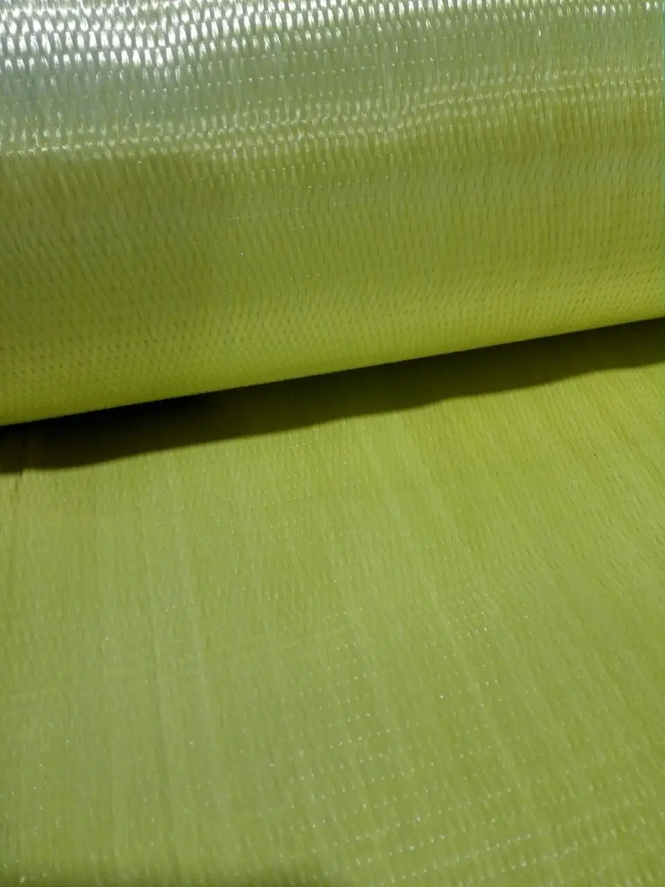 Желтая кевларовая однонаправленная ткань арамидное волокно материал для