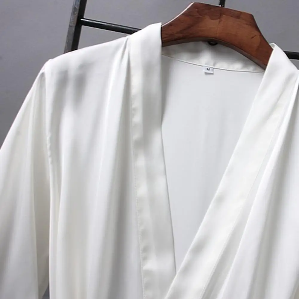 Сексуальный комплект нижнего белья из 2 предметов пижама Женский шелковый халат