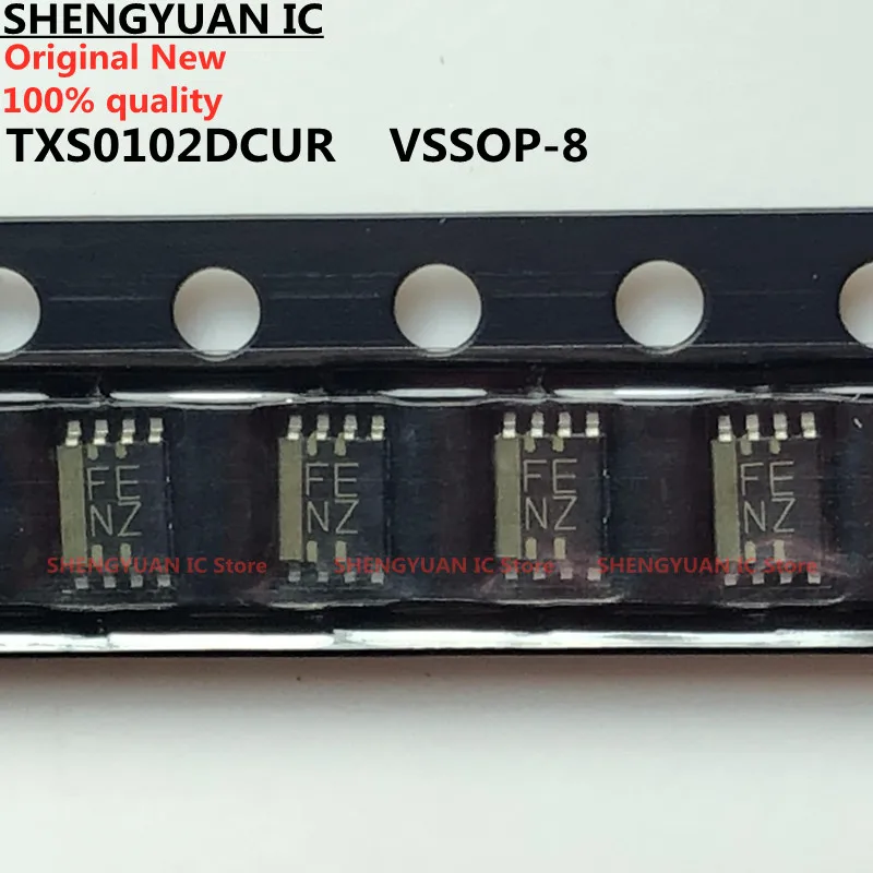 10 шт./партия TXS0102DCUR FENZ VSSOP-8 TXS0102 2-битный двунаправленный переводчик уровня напряжения для 100% нового импортного оригинального
