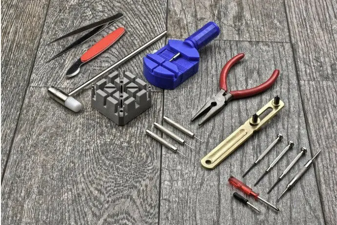 

16pc Watch Repair Kit Band Pin Strap Link Remover Back Opener