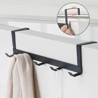 Настенный крючок из кованого железа, 5 крючков, около 5 кг