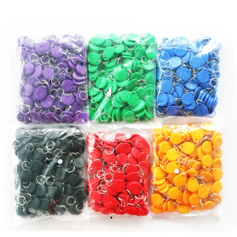 100 шт. ядерная радиобрелок для ключей Стикеры s карты тега ключ 125khz ID брелок