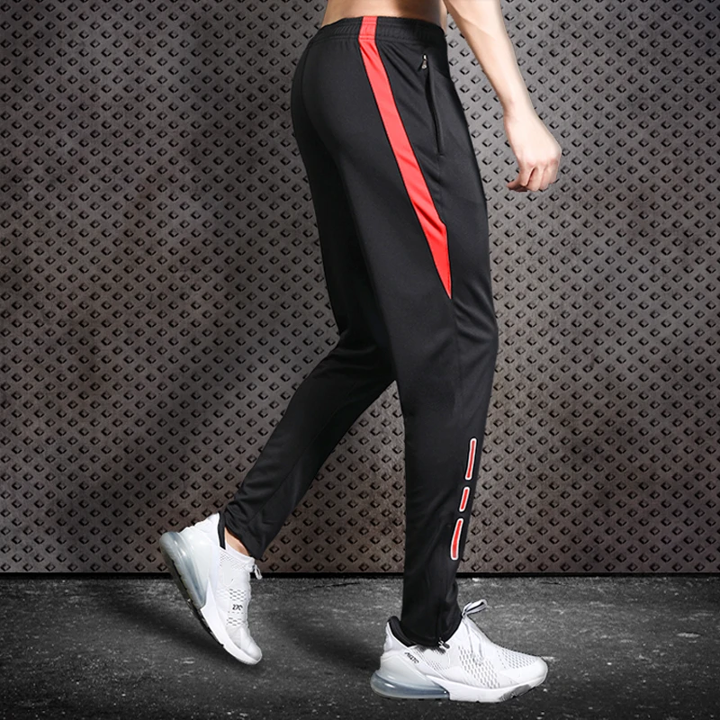 

Sport Pants Men Running Pants With Zipper Pockets Training and Joggings Men Pants Soccer Pants Fitness Pants Sportwear For Men