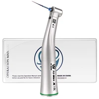 ai x15l contra angle dental handpiece 41 reduction low speed green ring single spray for ca burs with optic dentitry product