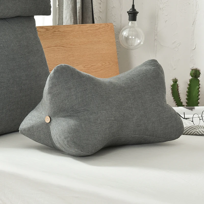 

Мытая хлопковая подушка для талии, прикроватная Подушка, диванная подушка для спины, подушка для талии для беременных, подушка для подтяжки ...