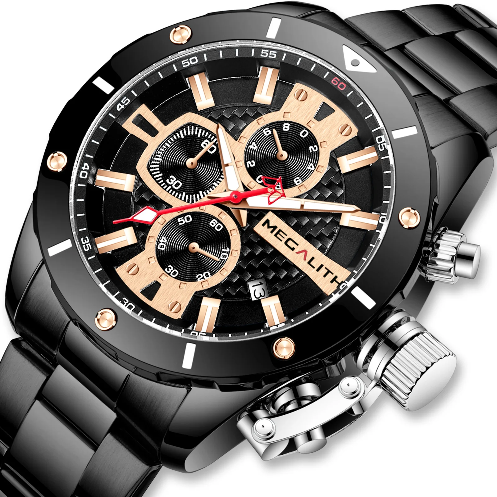 Оптовая продажа цена мегалитическая Мужские часы от люксового бренда спортивные