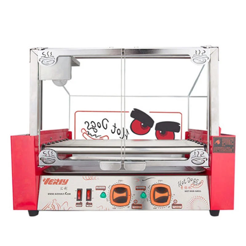 Коммерческий колбасный аппарат из нержавеющей стали 7 роликов электрический