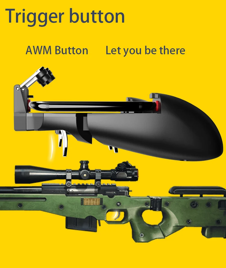 

The official original new AK66 is compatible with six-finger linkage button to eat chicken artifact game handle