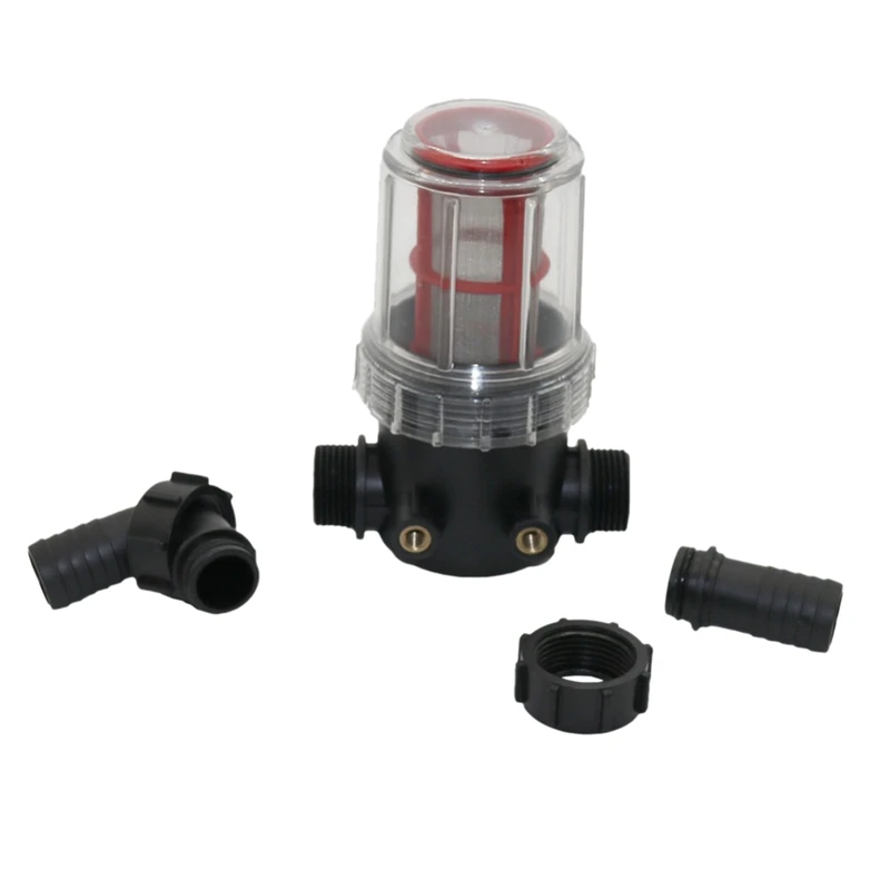 20Mm 50 Mesh Stainless Steel Large Flow Visible Filter Transparent Water Pipe Pre-Filter Garden Irrigation Agriculture Tool | Дом и сад
