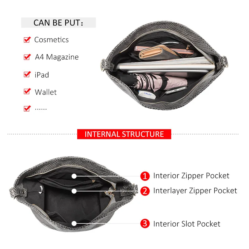 Женская сумка-хобо из искусственной кожи с верхней ручкой и цепочкой | Багаж