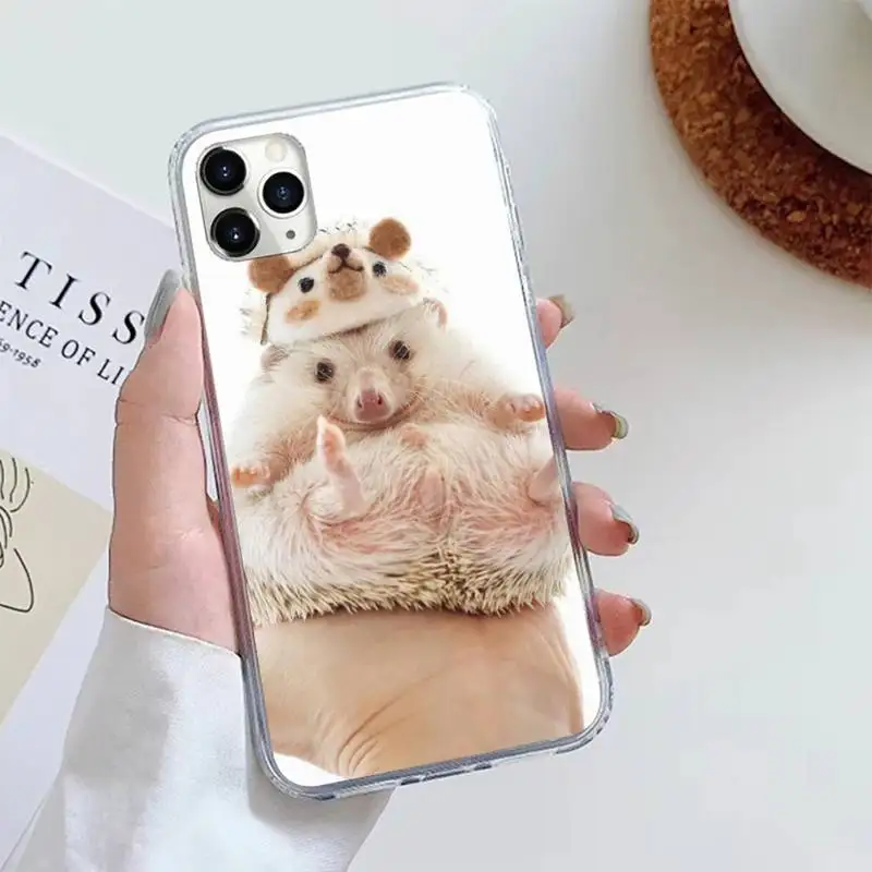 

Little hedgehog painting mobile Phone Case For iphone 12 5 5s 5c se 6 6s 7 8 plus x xs xr 11 pro max