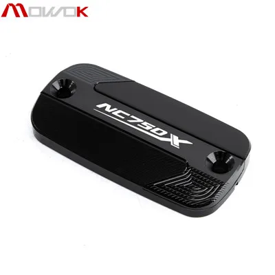 Black Для Honda NC 750X NC750 X NC750X 2012- Мотоцикл с ЧПУ алюминиевый передний тормоз резервуар жидкость крышка бака масляный колпачок - Цвет: Black