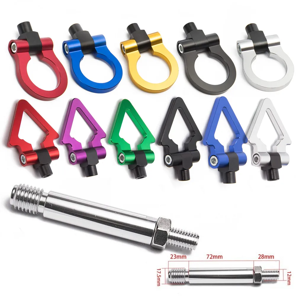 Модель Jdm автомобильный прицеп крюк кольцевой буксир буксировка передний и