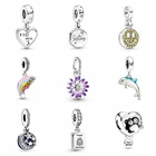 Бусины-подвески в виде дельфина, смайлика, ромашки