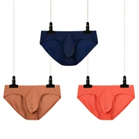 mens sexy bikini briefs men nylon comfortable soft underwear male solid color multiple combinations
