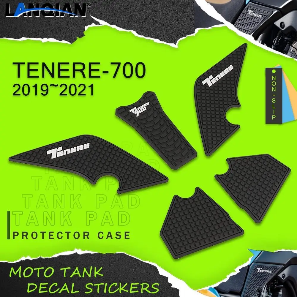 

Motorcycle Carbon Fiber Tank Pad Tankpad Protector racing Stickers Accessories For YAMAHA TENERE 700 Tenere700 XTZ 700 2019-2020