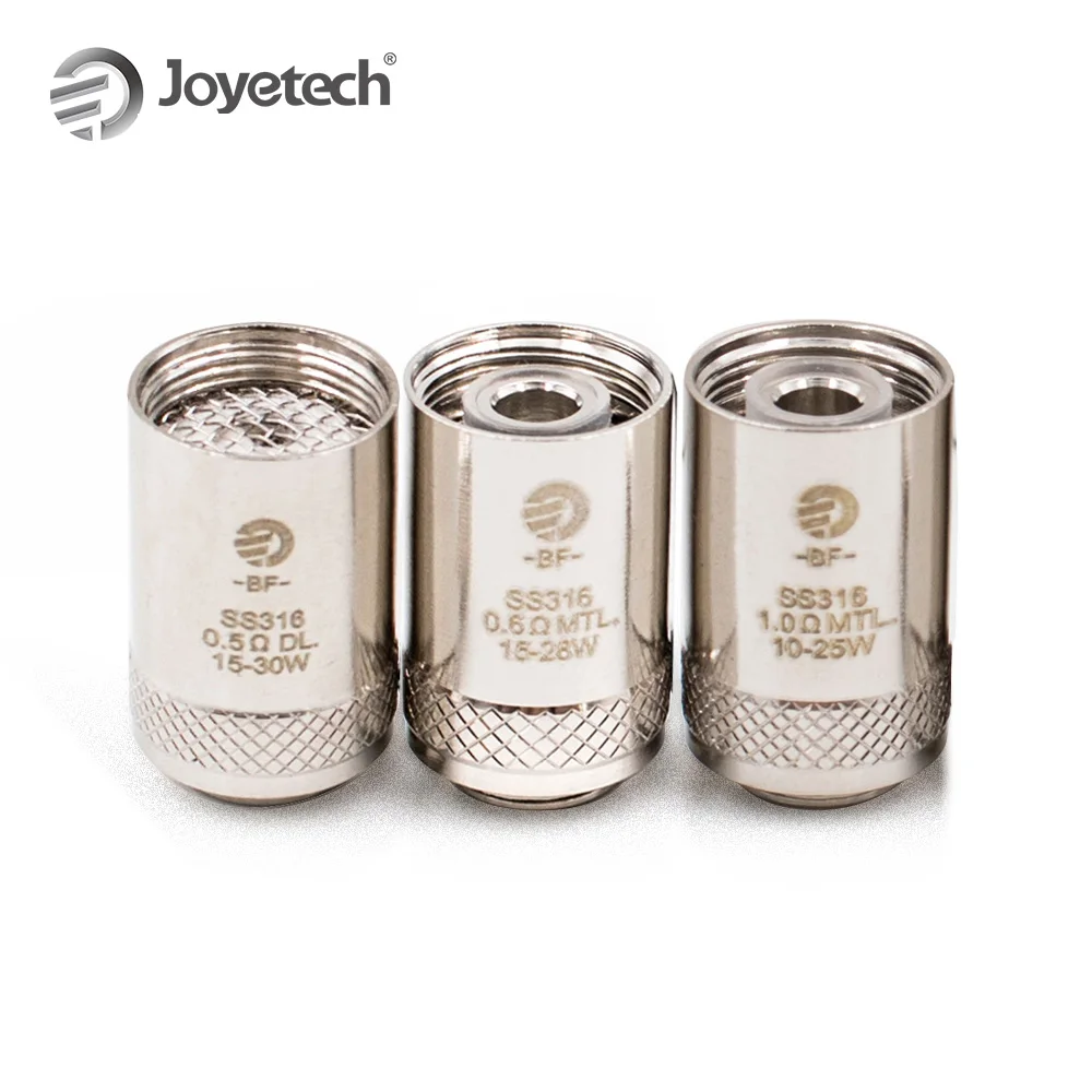 Оригинальный Joyetech BF SS316 головы 0.5ohm/0.6ohm/1.0ohm замена катушки для CUBIS/эго AIO/кубовидной