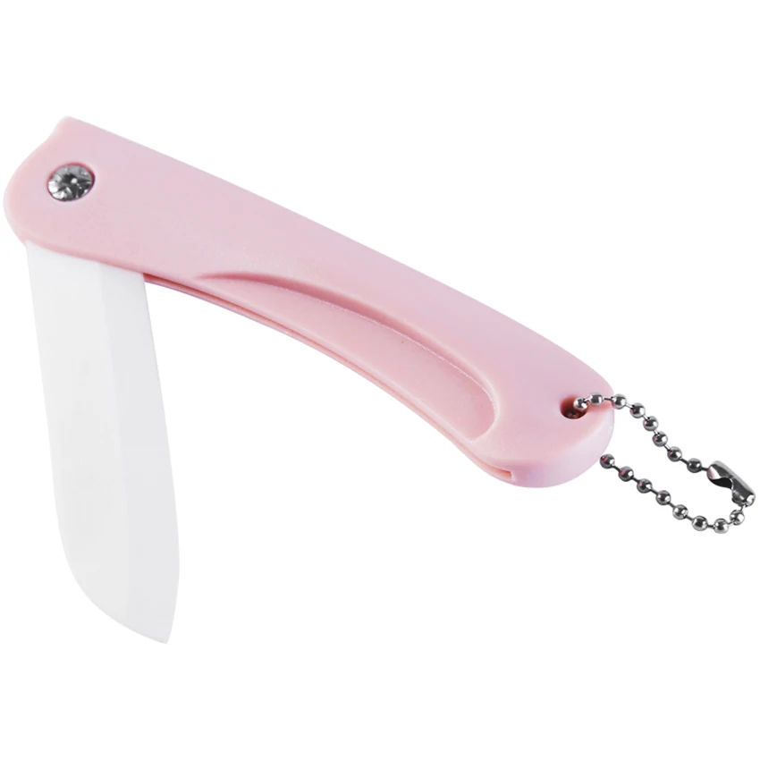 Портативный Керамический складной нож для чистки овощей и фруктов с цепью резки