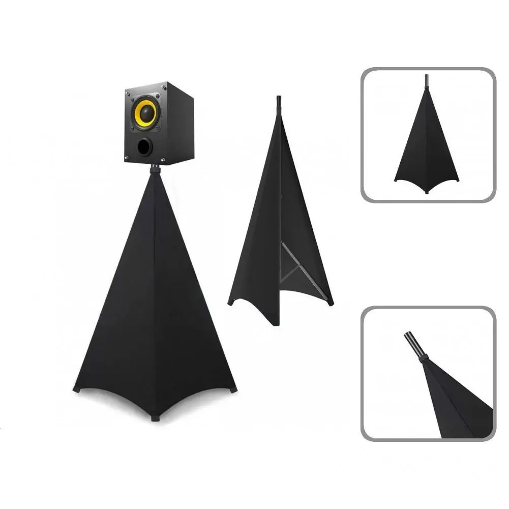 

Hidden Cable Wide Application Lycra Loudspeaker Stand Cover for Party