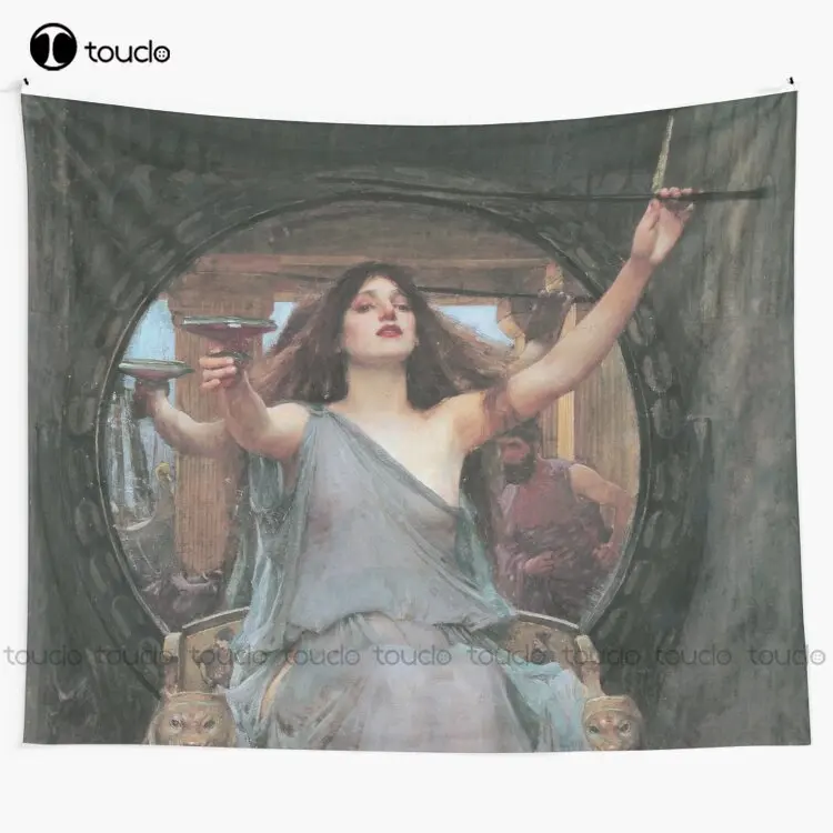 Circe предлагает чашку Улисса-Джон Уильям гобелены для водонепроницаемых домов