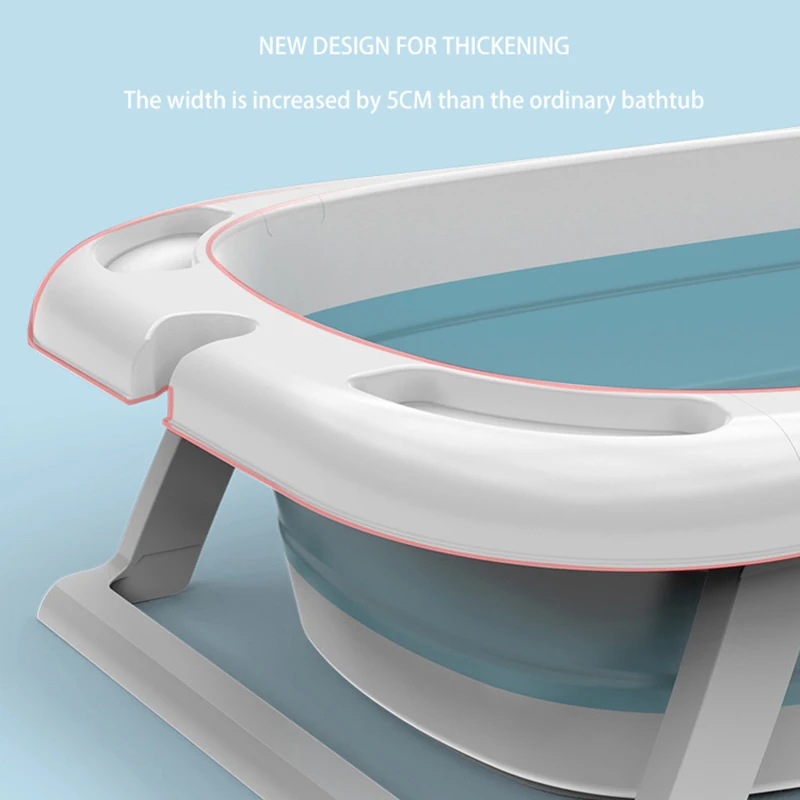 2020 Folding Bathtub Children Lying Electronic Temperature Universal Bath Barrel Oversize Baby Newborn Supplies Tub | Дом и сад