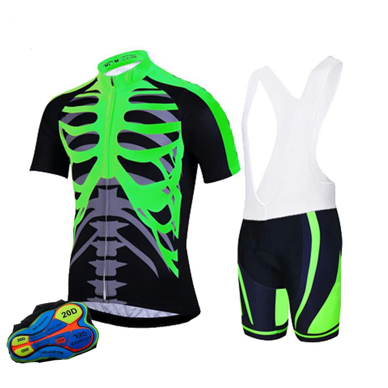 

Велосипедный комплект с шортами, дышащая спортивная одежда с коротким рукавом, защита от УФ излучения, командная спортивная одежда для гоно...