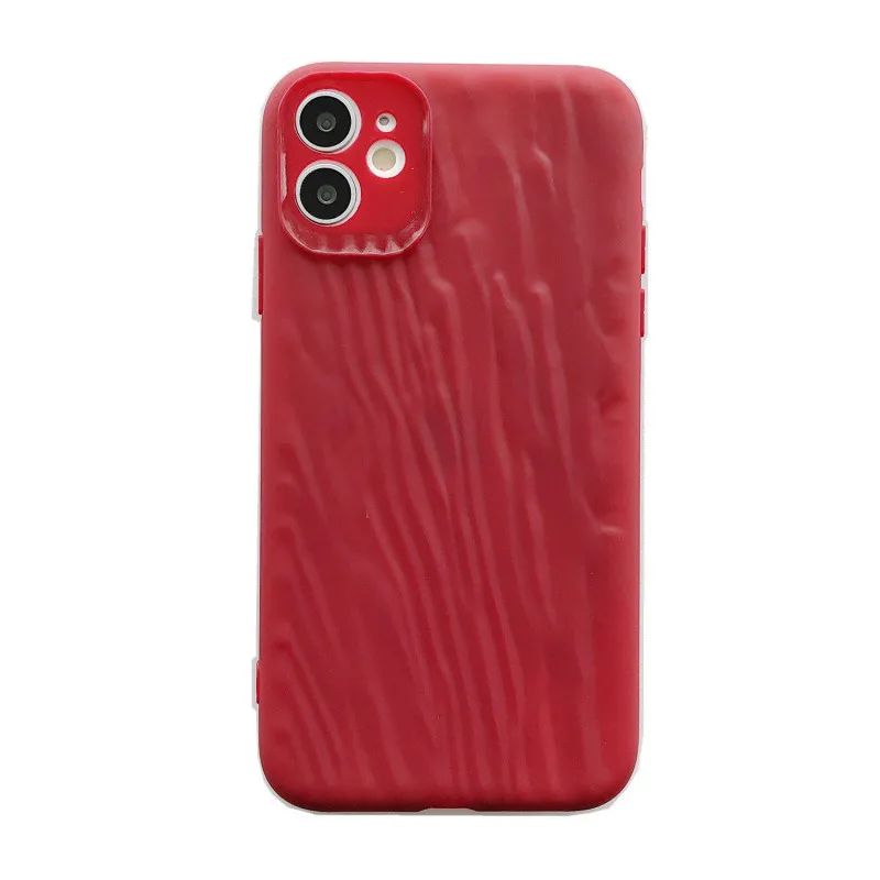 

Pure color textured silicone phone case for iPhone11 12Pro Max mini X XR XSMax 8 7 6PluS anti-drop protective back cover Best