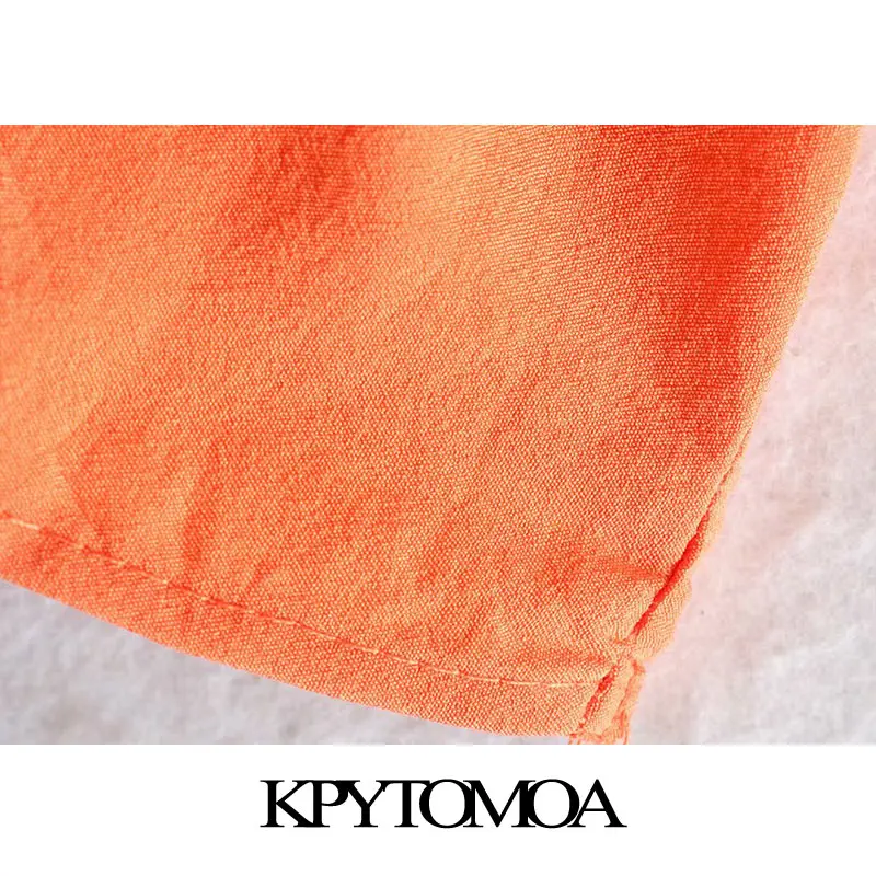 Женская укороченная блузка KPYTOMOA винтажная эластичная с оборками и квадратным