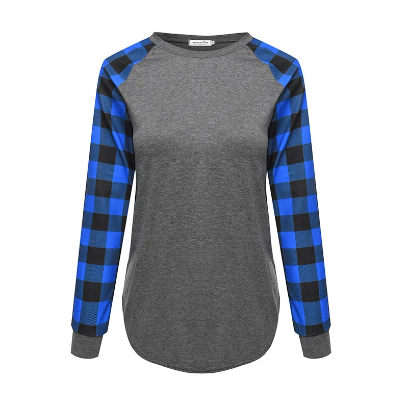 Blusas Femininas 2019 модная женская блузка клетчатая рубашка с длинными рукавами