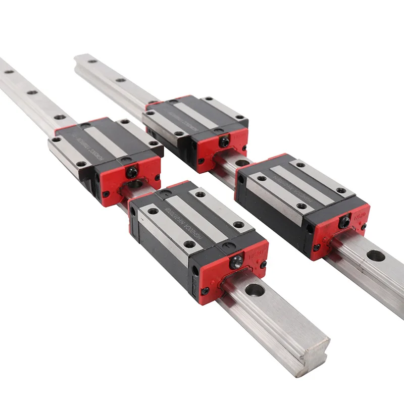 

2PCS HGH15 linear guide rail 300 mm Length 3d printer 4PCS HGH15CA/HGW15CC Slider Block for step motor nema 17 hpv6 linear guide