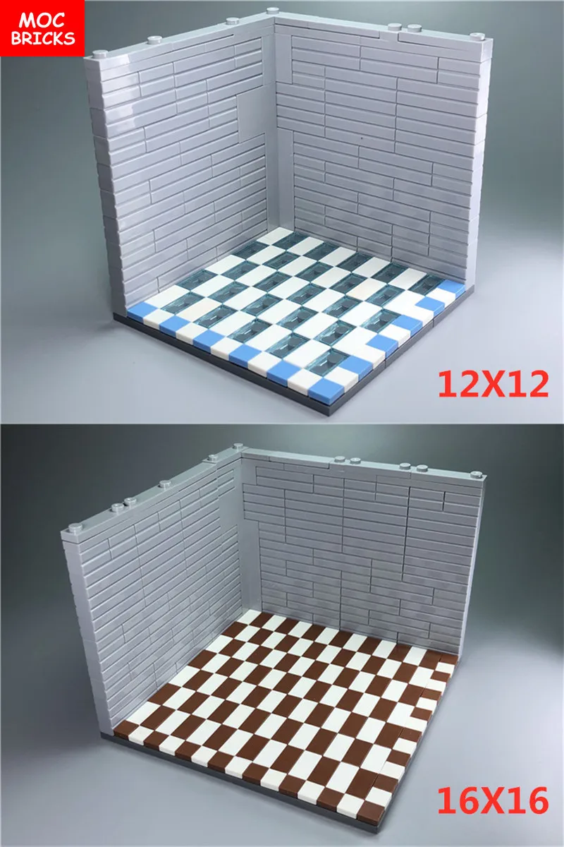 Распродажа кубики MOC украшение для дома сделай сам рамка комнаты пол развивающие