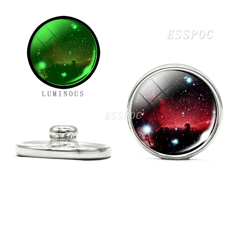 Светящаяся 18 мм солнечная система галактика стекло кабошон Кнопка Юпитер Луна