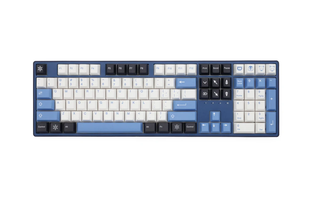 Клавиатура с полюсом OMO Pole Circle Cherry profile Dye Sub Keycap для механической клавиатуры 60 87 104