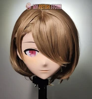 nfd09customize full head quality femalegirl resin japanese anime cartoon character kig cosplay kigurumi mask crossdress doll